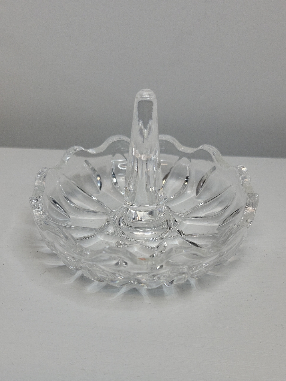 Clear Glass Ring Holder Dish - Picture 3 of 3